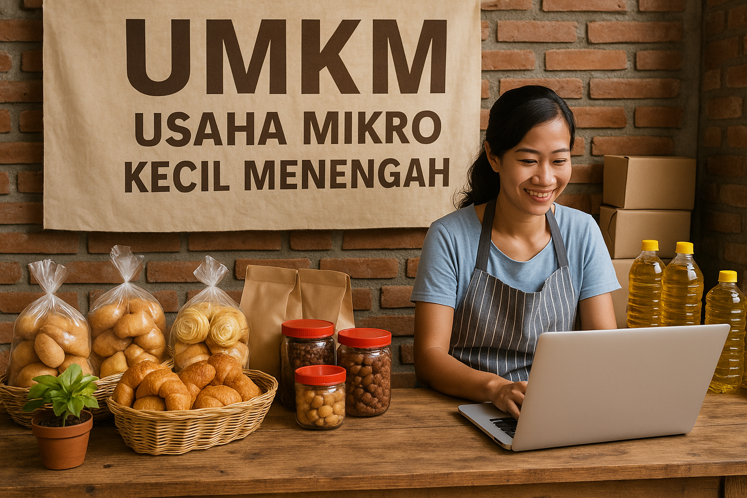 Program 100 Website UMKM Gratis - Ilustrasi digitalisasi UMKM